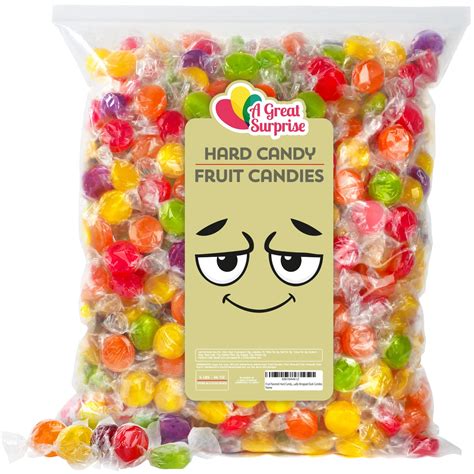 assorted fruit flavored hard candy