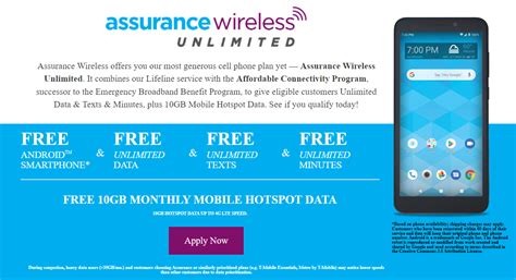 assurance wireless login free phone