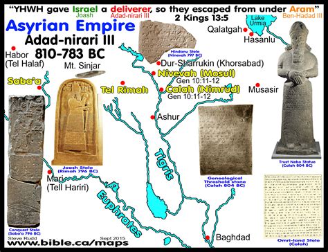 assyrian kings mentioned in the bible