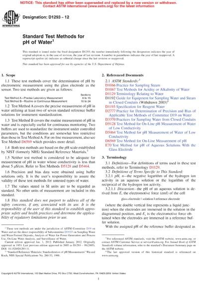Astm Ph Test Method