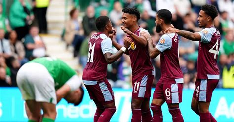 aston villa match v hibernian