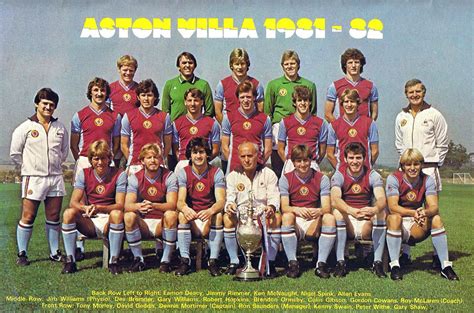 aston villa squad 1981