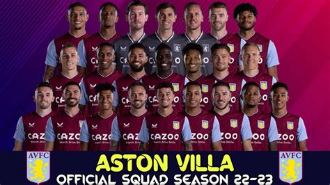 aston villa squad pictures