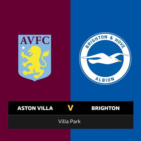 aston villa v brighton live