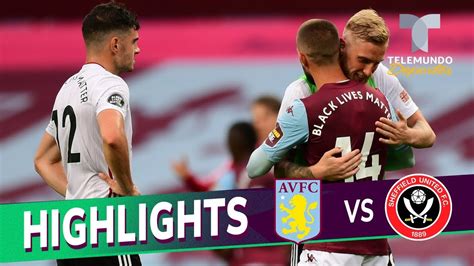 aston villa v sheffield united highlights