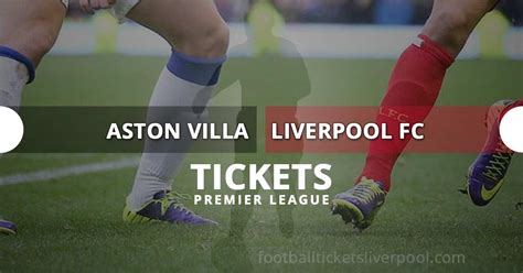 aston villa vs liverpool tickets