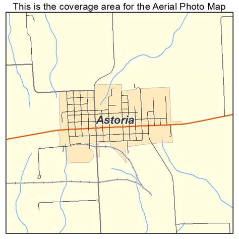 Astoria Illinois Map