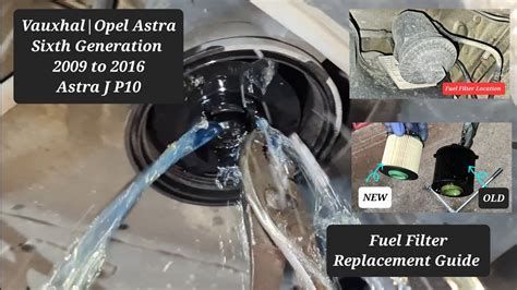 Astra J Fuel Filter Replacement