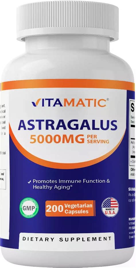 Astragalus Supplement Walmart