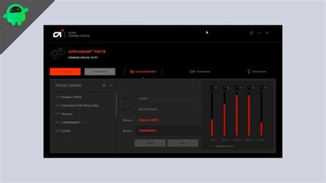 astro command center not showing update