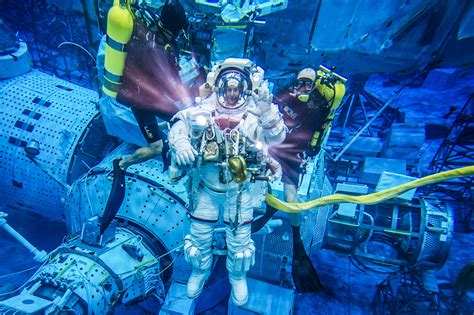 astronaut underwater adventure