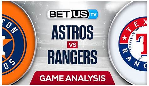 How to Watch the Astros vs Rangers Live Online