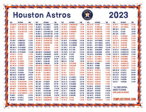 astros 2023 game schedule