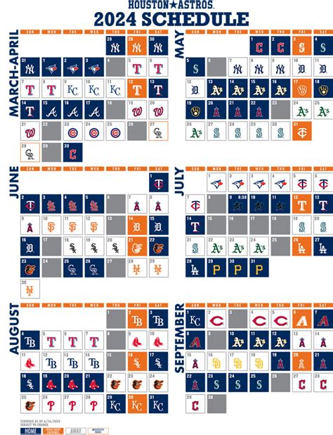 astros home game schedule 2024