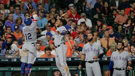 astros vs texas rangers score