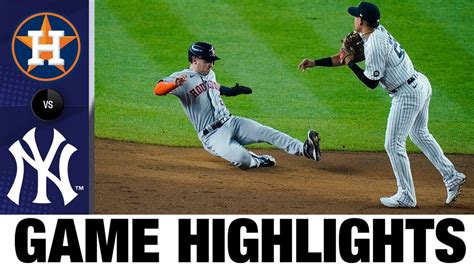 astros vs yankees game 4 highlights