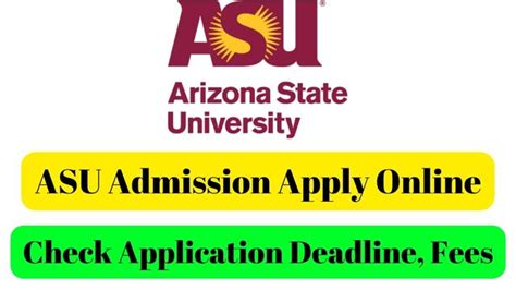 asu early application deadline