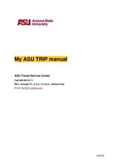 asu my trip