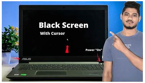asus notebook black screen can not wake up - YouTube