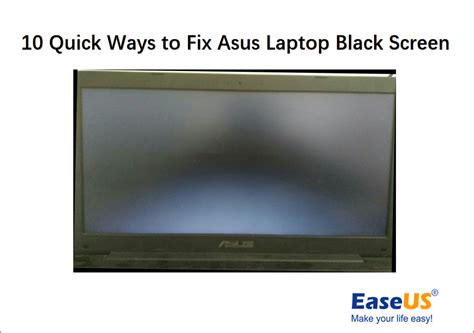 Asus Computer Screen Went Black