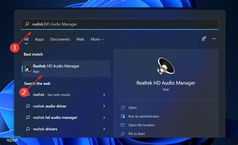 asus realtek hd audio manager windows 11