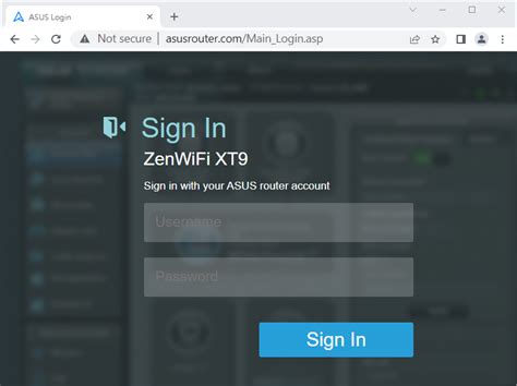 asus router web page not loading