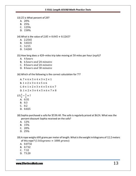Asvab Practice Test Printable: Tips And Tricks To Ace Your Exam
