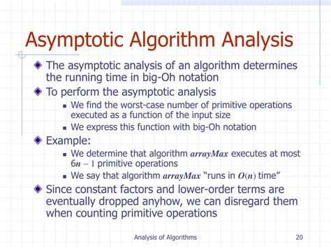 asymptotic analysis of recursive algorithms