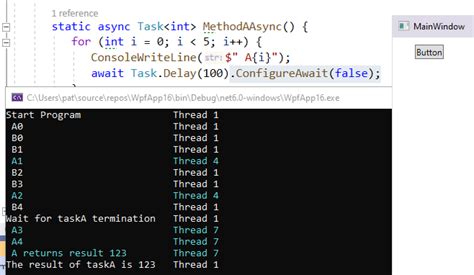 async await c# explained
