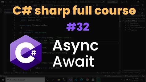 async await c# tutorial