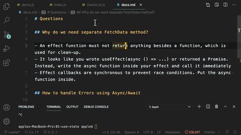 async await in react js example