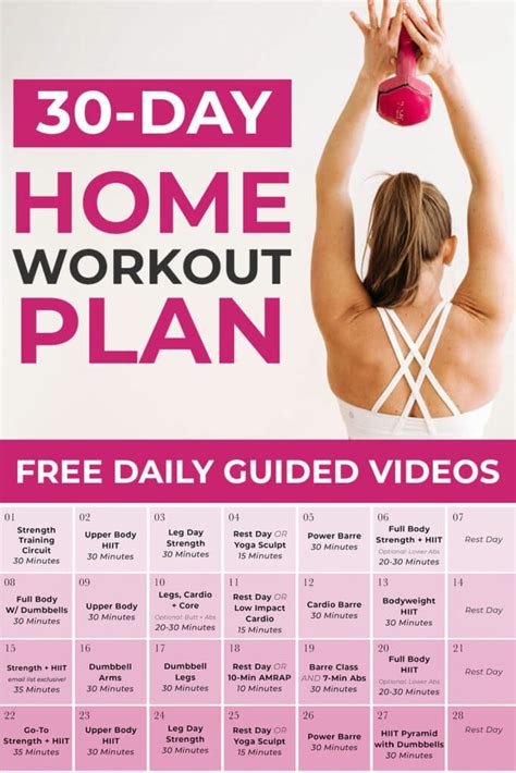 Exceptional Work Out Plans At Home 12 Daily Workout Plan For Women