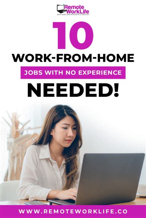 50+ No Experience Jobs You can do Today Start a Mom Blog No