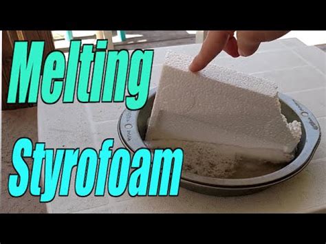 at what temperature does styrofoam melt