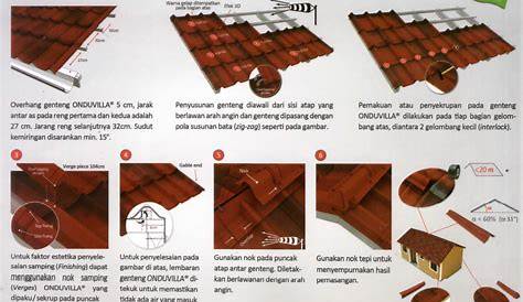 Atap Onduvilla Jual ATAP GENTENG ONDUVILLA 1060X400 Mm COKLAT 3D