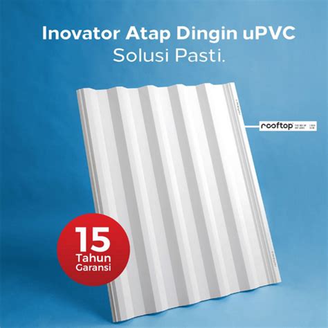 Atap PVC dalam berbagai desain