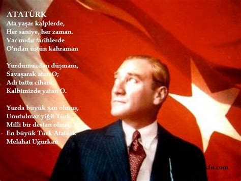 ataturk ile ilgili şiir