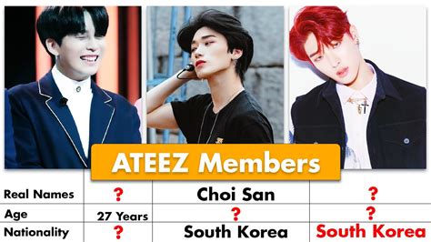 ateez members real names