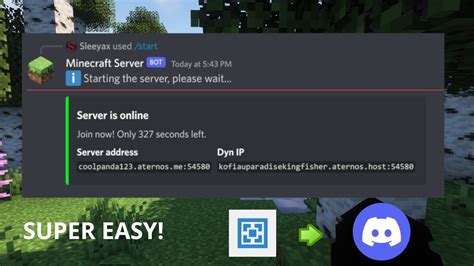 Aternos Server Stats Discord Bot
