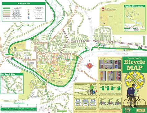 athens ohio bike path map