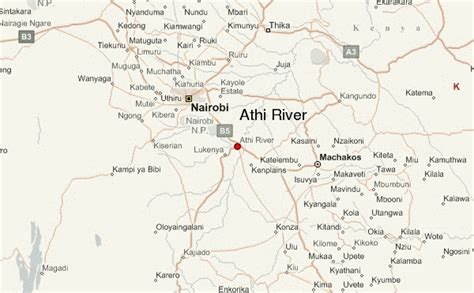athi river map