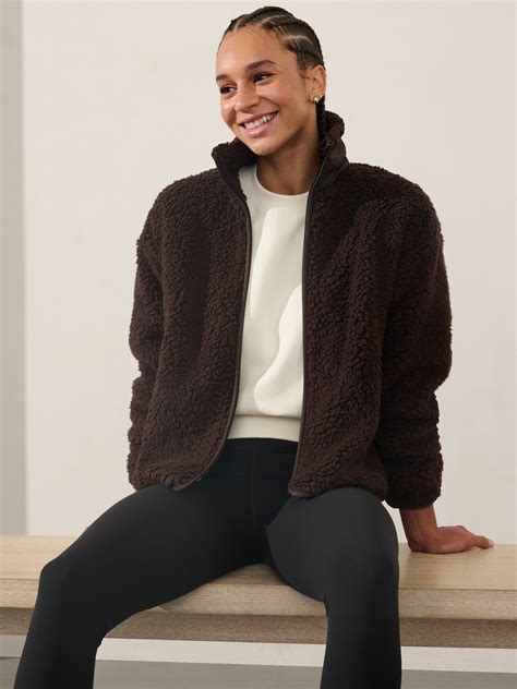 athleta fleece jacket
