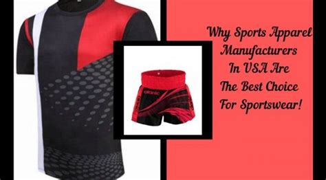 athletic wear manufacturers usa