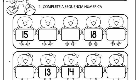 Atividades com numerais de 10 a 20 para imprimir | Matematik
