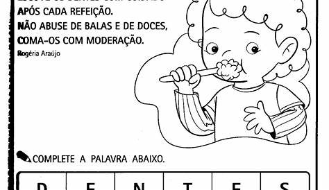 ATIVIDADES DE ALFABETIZAÇÃO INFANTIL PRÉ E MATERNAL I - PORTAL ESCOLA