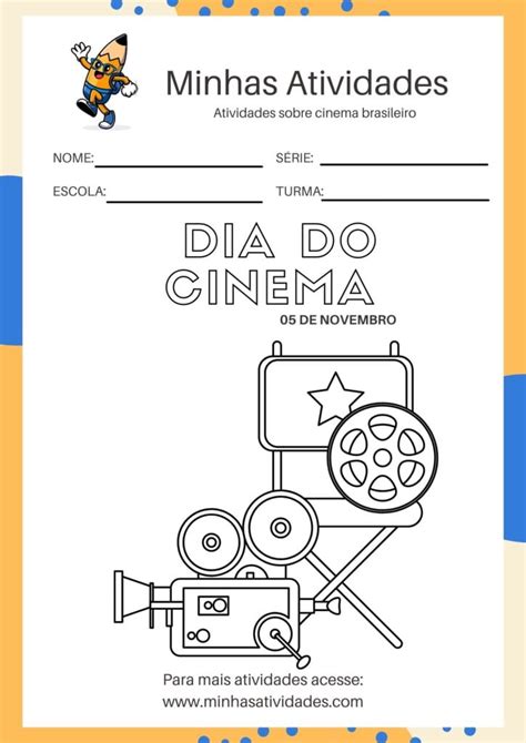 atividade sobre o dia do cinema brasileiro