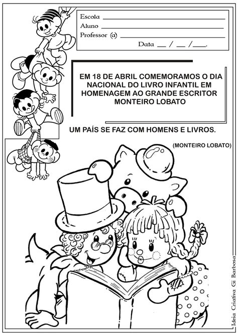 atividades do dia do livro para o 1 ano