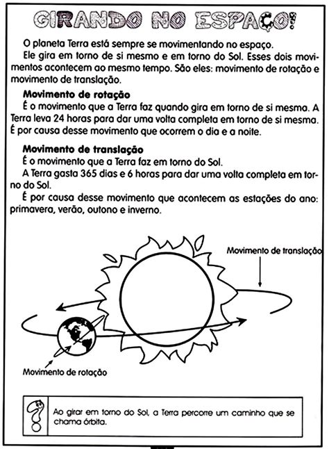atividades sobre a terra o sol e a lua