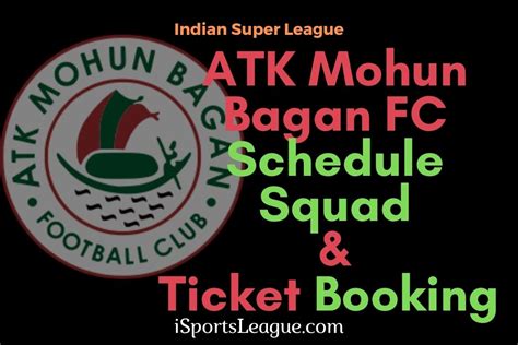 atk mohun bagan fc football club tickets