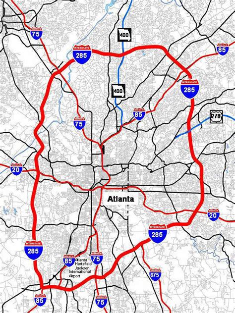 285 Bypass Around Atlanta Map Maps Catalog Online